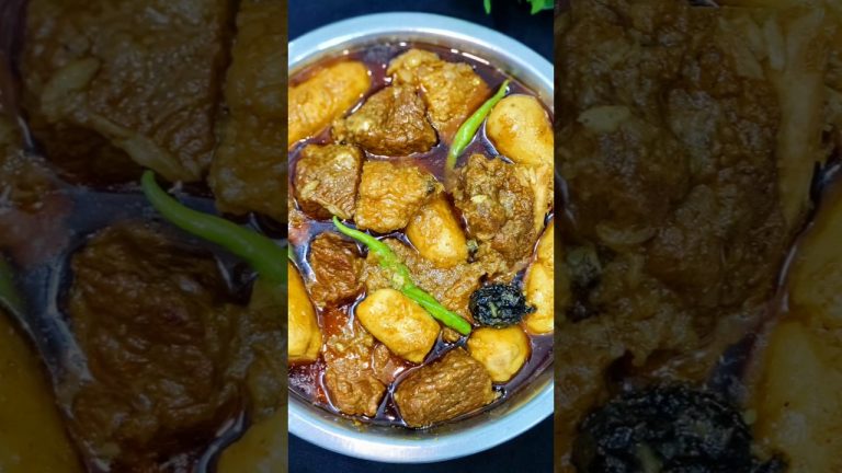 Degi Arvi Gosht | Arvi Gosht Ka khatta Salan | gosht shorba recipe | eid special #shorts #aloogosht