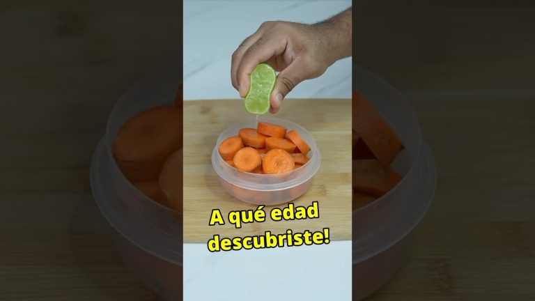 Mezcla zanahoria con limón #recetas