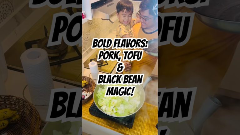 Easy Pork and Tofu with Tausi (Black Beans) Recipe