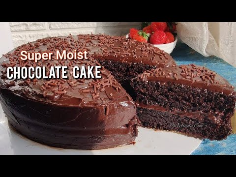 5-Minute Moist Chocolate Cake Recipe | No oven, no beater, Super Fudge & Easy to Make! 🍫🍰