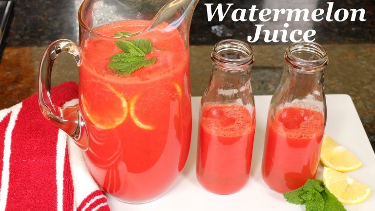 Watermelon Juice Recipe