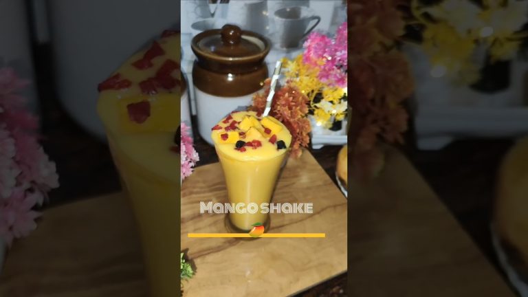 delicious mango shake recipe #mangojuice #summerdrink #foodievideo #juice