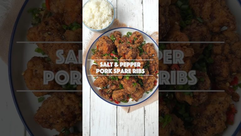 SALT & PEPPER PORK SPARE RIBS #saltandpepper