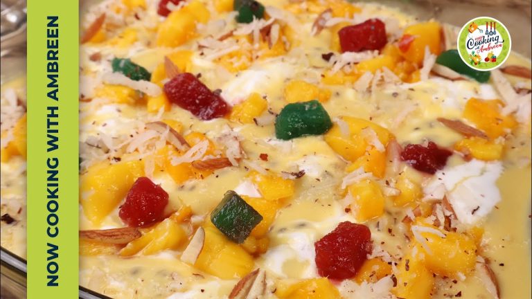 4 Ingredients Mango Sago Dessert Recipe by Now Cooking With Ambreen