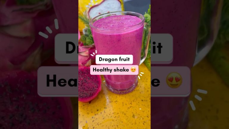 Weight loss recipe || healthy dragon fruit thick shake #shorts @raniskitchen3858