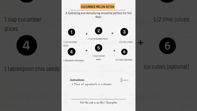 Melon Cucumber Smoothie Recipe – Light, Refreshing & Perfect for Summer #Shorts