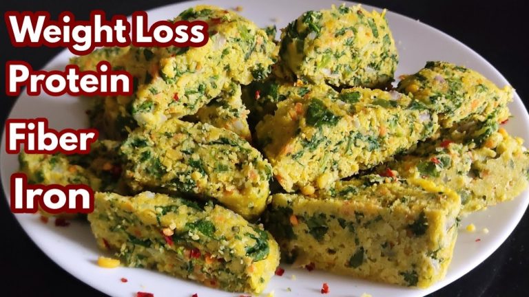 No Carb ,No Flour Only Spinach and Lentils Lose weight Fast/ Weight Loss Breakfast Recipes / Nashta