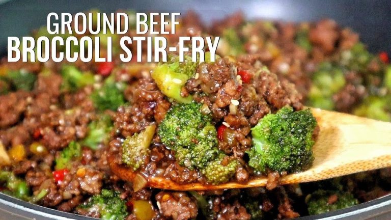 This Ground Beef Broccoli Stir Fry Tastes Just Like Takeout!