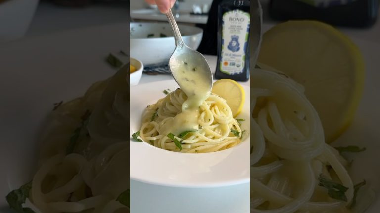 🇮🇹🍋Spaghetti al Limone #pasta #italianfood #lemon #recipe #italy #cooking #easyrecipe