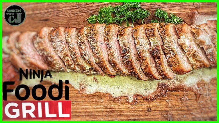 NINJA FOODI GRILL ROASTED PORK TENDERLOIN! | Ninja Foodi Grill Recipes!