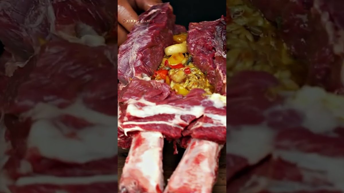 Double 🥩 Ribeye Steak – ASMR Nature Cooking