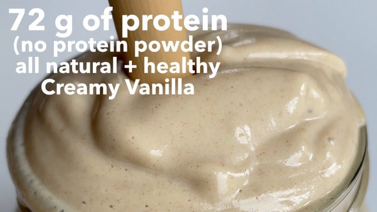 72 g Protein Smoothie without protein powder + Creamy Vanilla Flavour