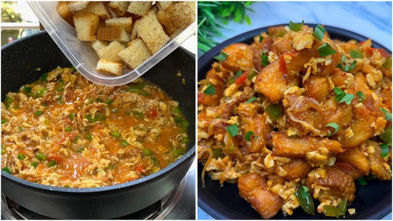 Easy & Tasty Breakfast Recipes Bread Egg Masala /Quick & Easy Snack Ready in 15 Minutes!