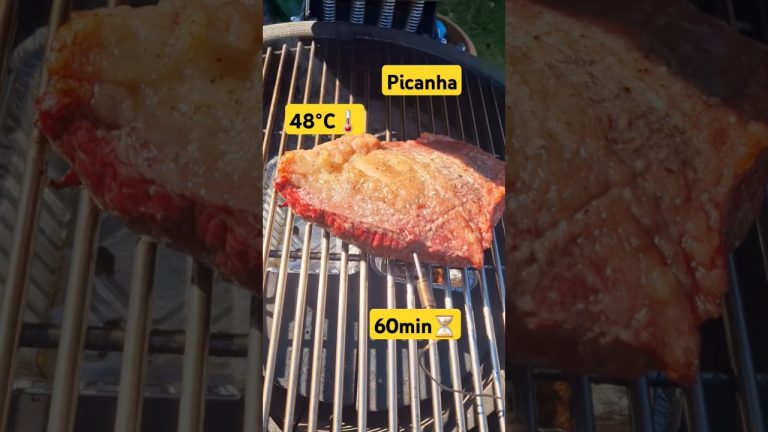 Picanha kamado na 60 minuten een kerntemperatuur van 48°C #kamado #bbq #picanha #grill #recipe #food