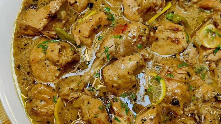 Chicken Kali Mirch Gravy, Authentic Lemon Pepper Chicken, Tasty Chicken Recipe, Lemon Pepper Chicken