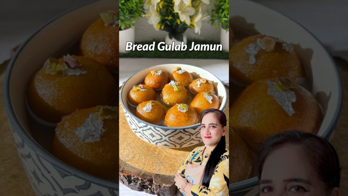Trending Bread Gulab Jamun Recipe #gulabjamun #recipe #shorts