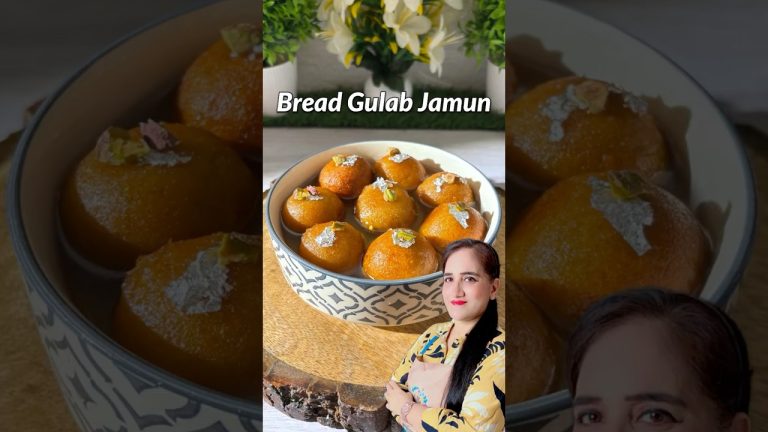Trending Bread Gulab Jamun Recipe #gulabjamun #recipe #shorts