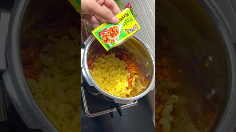 Cooker wali macaroni ❤️😋 | quick & easy | #shorts