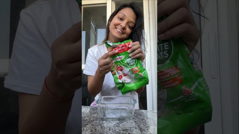 My fav Over Night Oats Recipe 😍bahot easy and tasty❤️🔥#breakfast #oats #easyrecipe