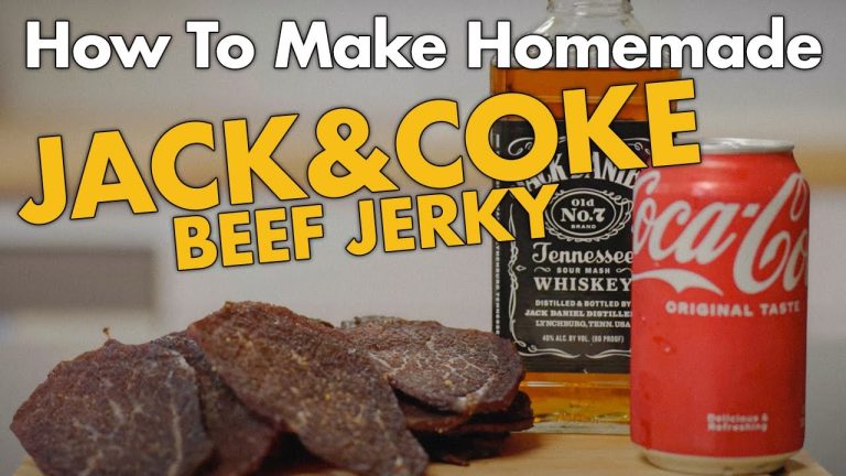 Jack & Coke Beef Jerky Recipe (For Beginners)