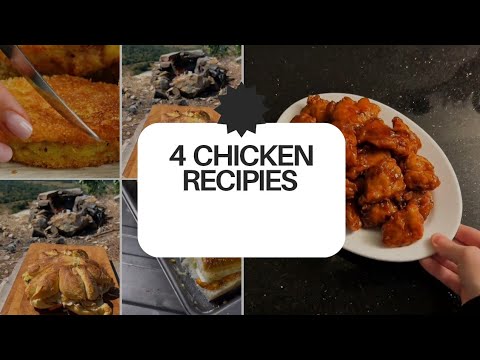 4 Chicken Recipies| Quick chicken Recipes | Easy Meal #chicken #viral #cooking