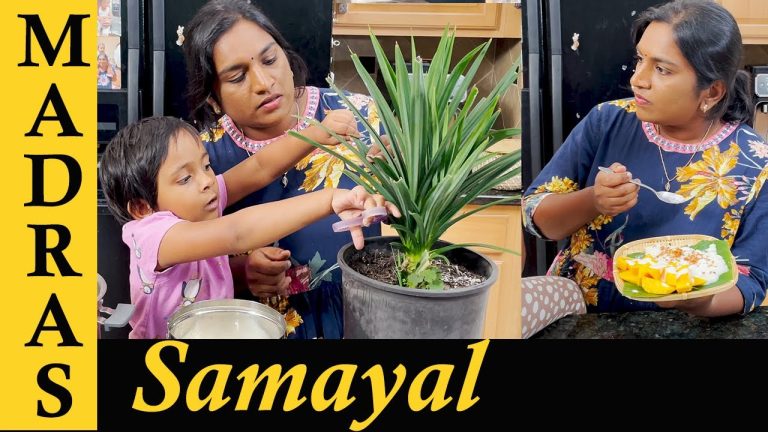 Thai Sticky Rice Recipe in Tamil | Sticky Rice with Mango | Dessert Recipes in Tamil