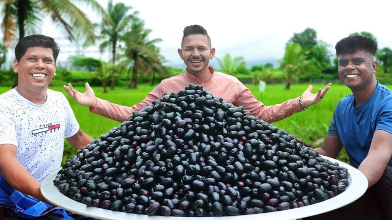 100 Kg JAMUN FRUIT | SWEET JAVA FRUIT Jam Recipe Cooking In Village | Njaval Pazham Jam