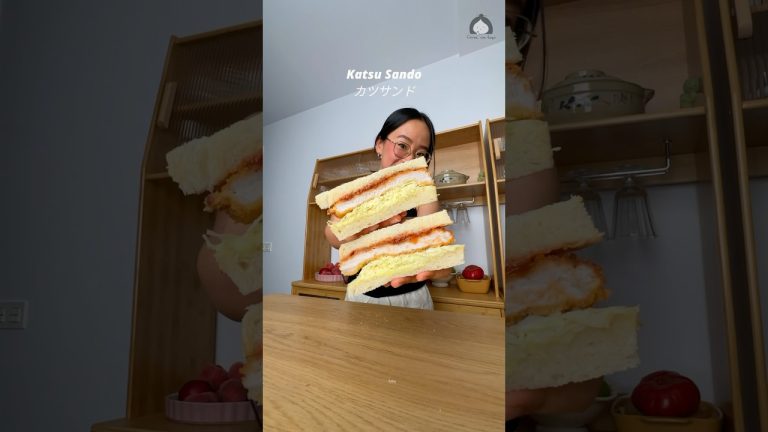 Sándwich Japonés de Cerdo Rebozado 😏