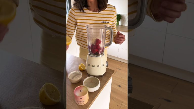 Smoothie Fraise Banane Skyr & Collagène Alimentaire | @alix_mtz 🍓🍌