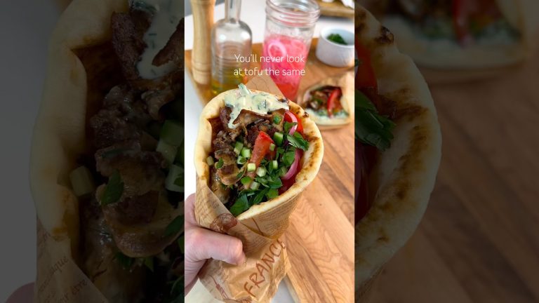 tofu shawarma #recipe #shorts