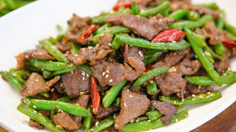 Beef and Green Bean Stir Fry | Easy Chinese Home Cooking