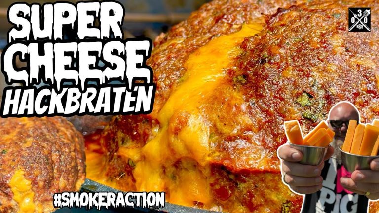 Super Cheese Hackbraten vom Smoker – 030 BBQ