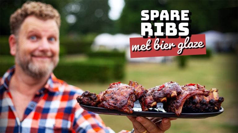 SPARERIBS op de camping met bier glaze!
