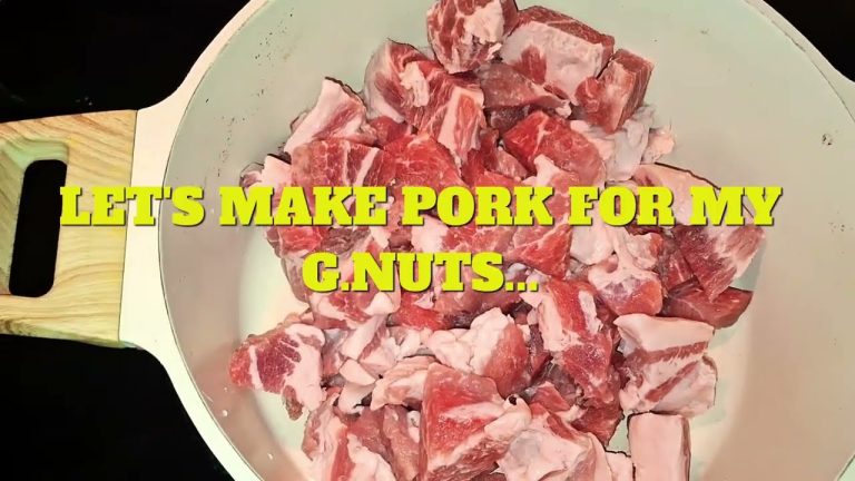 PORK FRYING FOR MY GNUTS|| #Friedpork #Panfrying #trending🔥 #savory #tasty #recipes