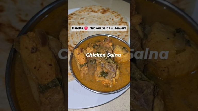 Chicken salna for parotta | Chicken Recipes | Chickencurry #spicyfoods #shorts