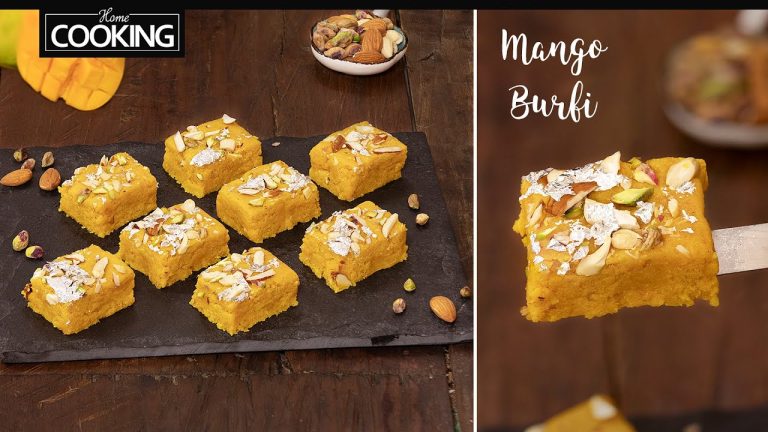 Mango Coconut Burfi | Mango Recipes | Sweets Recipes | Dessert Recipe @HomeCookingShow