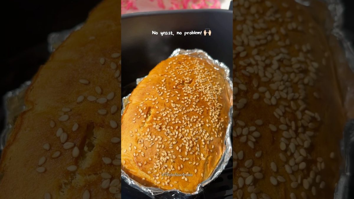 No-yeast bread recipe #shortsfeed #shorts #youtubeshorts