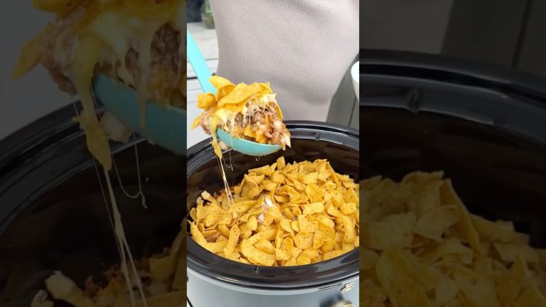 Easy crockpot classic  #recipe #easyrecipe #crockpot #slowcooker #fritos #dinner