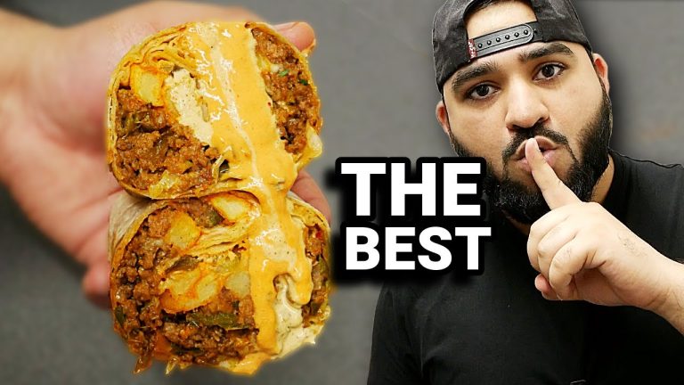 JUICY Beef Cheese Wrap | Beef Burrito Recipe