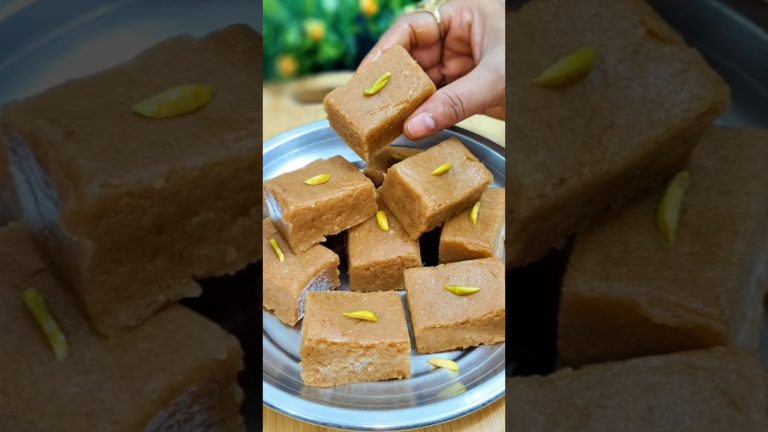 Bread Milk Cake Recipe | Milk Powder Sweet Recipe #milkbread #burfi #sweetbread #recipe