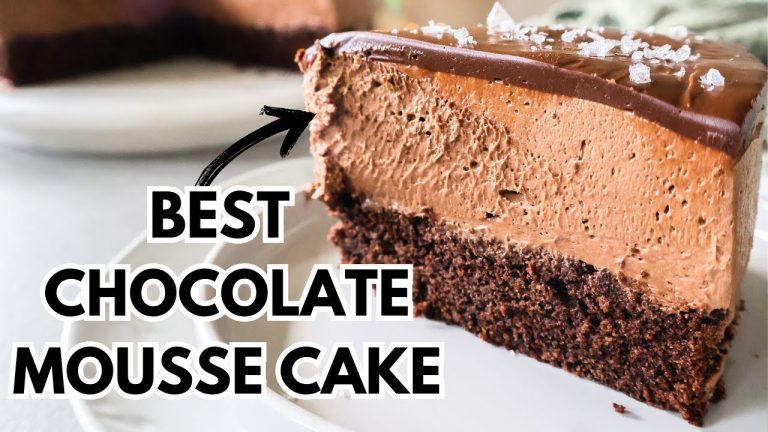 Chocolate Mousse Cake Recipe | The Ultimate Simple Chocolate Dessert | Rich Chocolate Mousse