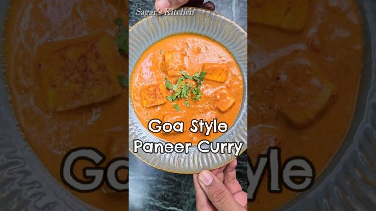 Best Paneer Curry Recipe…Goa Style Curry Recipe #SHorts