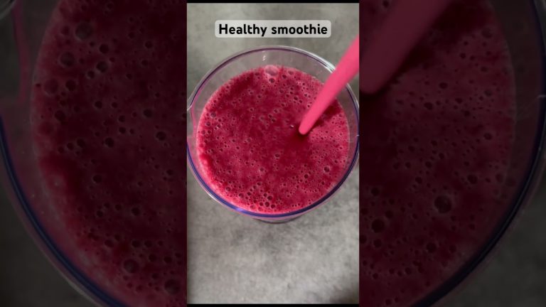 Mixed Berries Smoothie Recipe | Healthy, Refreshing & Easy Breakfast Drink” #MixedBerriesSmoothie