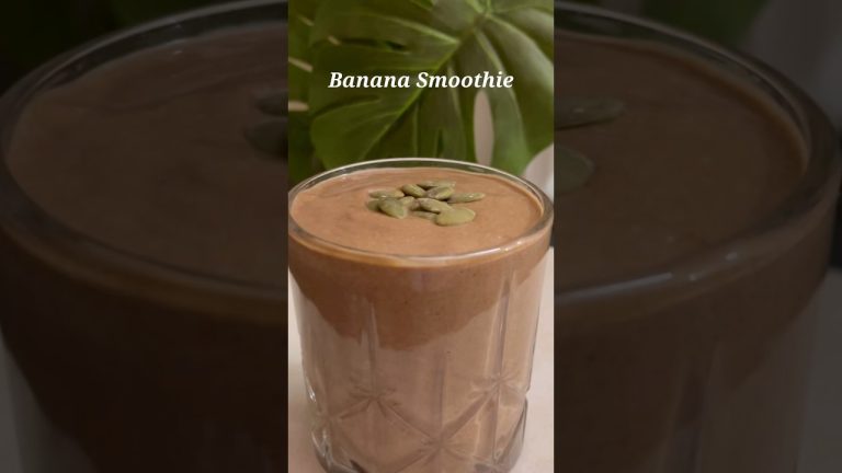 Hair Care Healthy Chocolate Banana Smoothie !