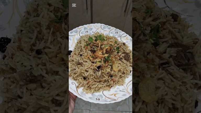 The Ultimate Beef Pulao Biryani Recipe! 🔥 No One Can Resist! #viralvideo #food #cooking #recipe