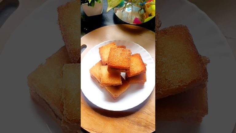 Crispy Ghee Chocolate Bread #14th #shorts #trending #ytshorts #asmr #2025