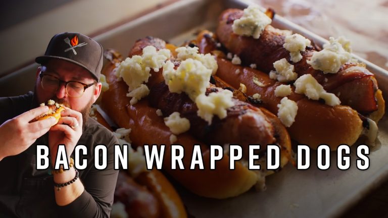 Bacon-Wrapped Hot Dogs Recipe | Crispy, Smoky BBQ Dogs with Chef Tom