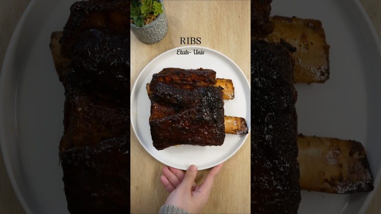 Recette de RIBS à l'américaine 🇺🇸#recette #ribs #boeuf #beef #pourtoi