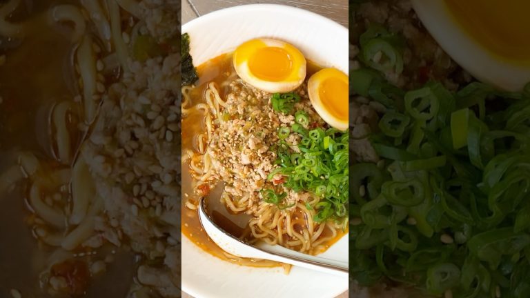 Homemade Spicy Miso Ramen That Beats Takeout #easyasianrecipes  #misoramen #homemaderamen
