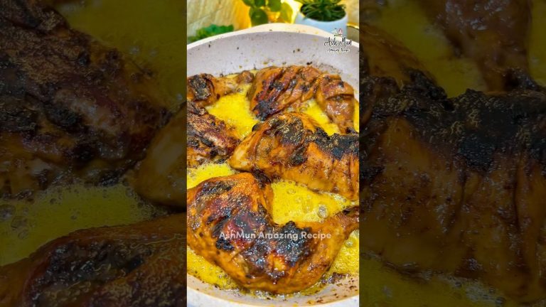 BBQ Chicken in a Fry Pan Can You Really Make Perfect? | BBQ Chicken Recipe That Works! | #shorts